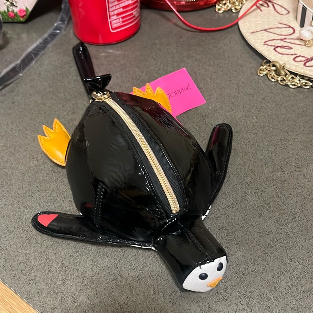 Betsey Johnson Penguin Tuxedo Bag